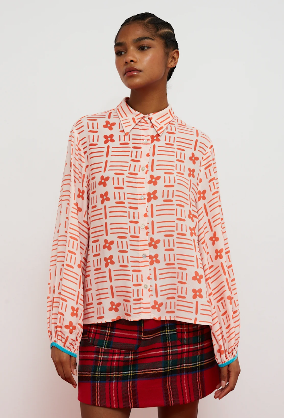 Magia Floral Crepe Shirt