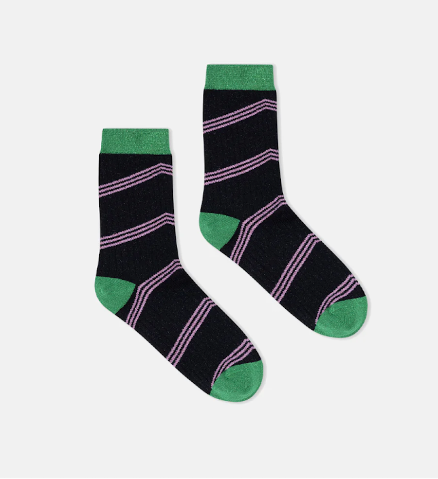 Sparkle Socks Black