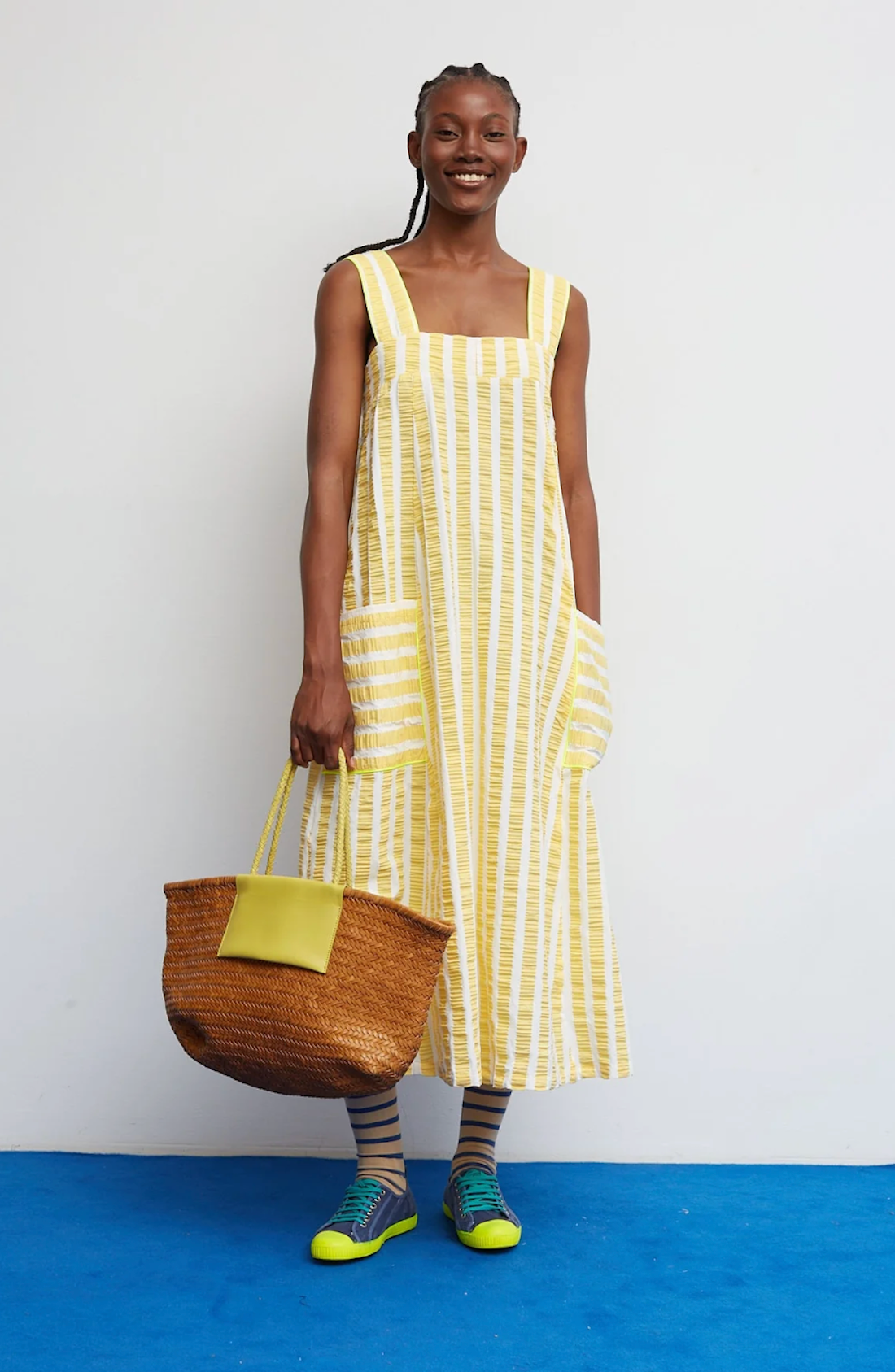 Lemonade Seersucker Dress