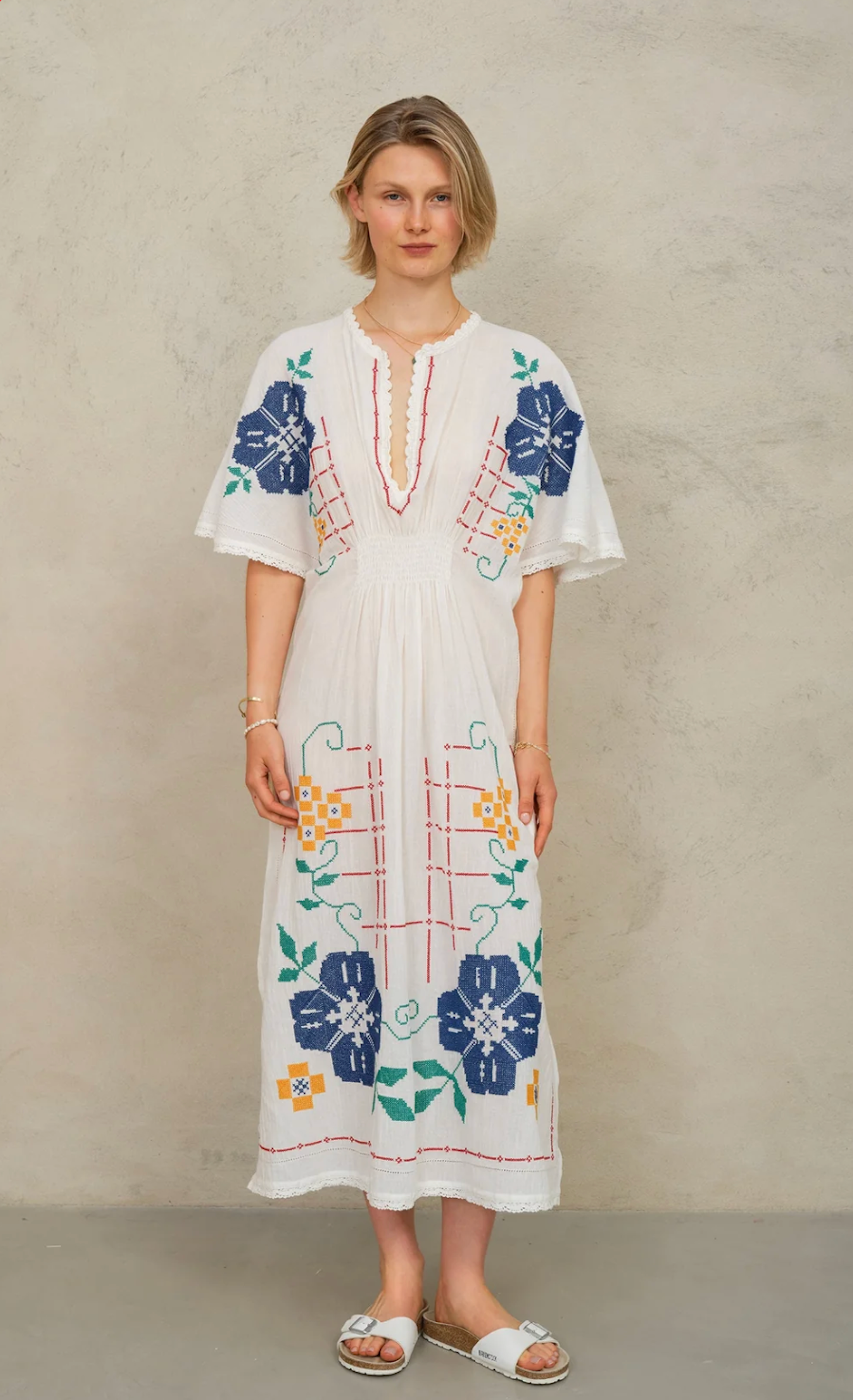 Laney Embroidered Dress