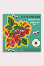 Googly Raspberries Sticker