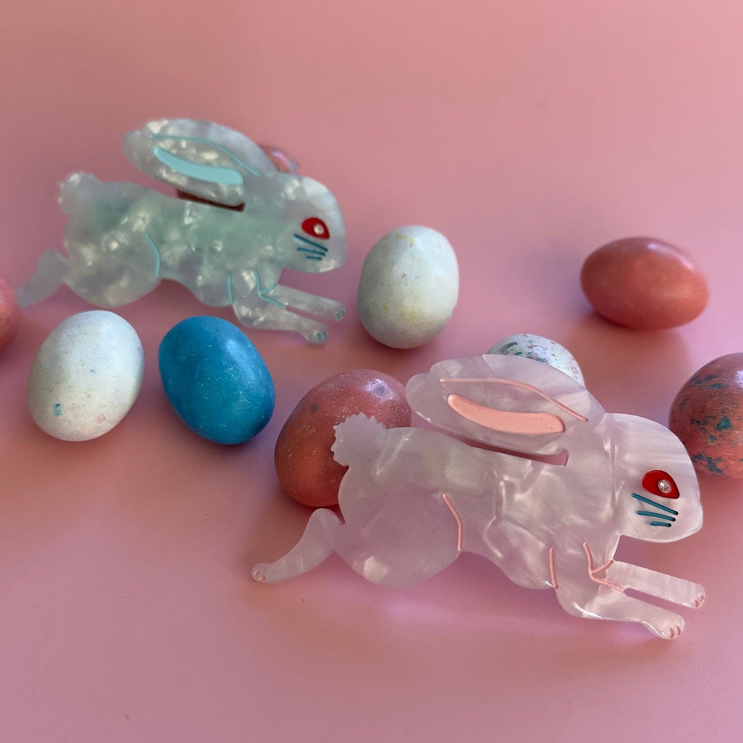 Bunny Pink Hair Barrette