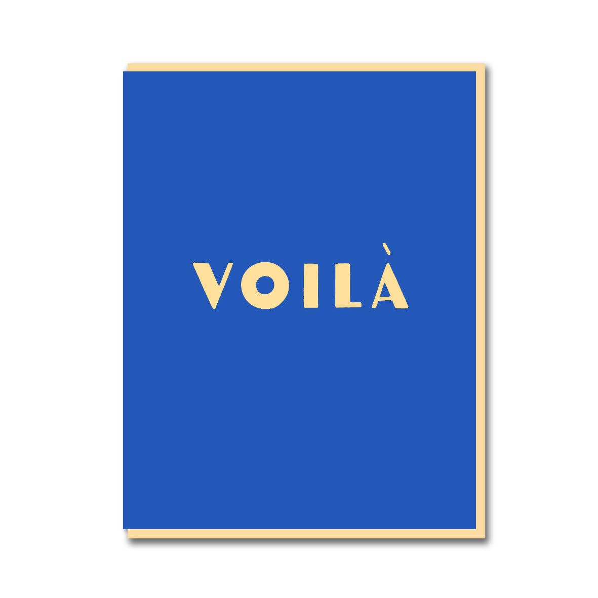 Voilà Greeting Card