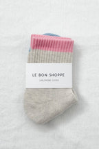 Colour Block Girlfriend Socks