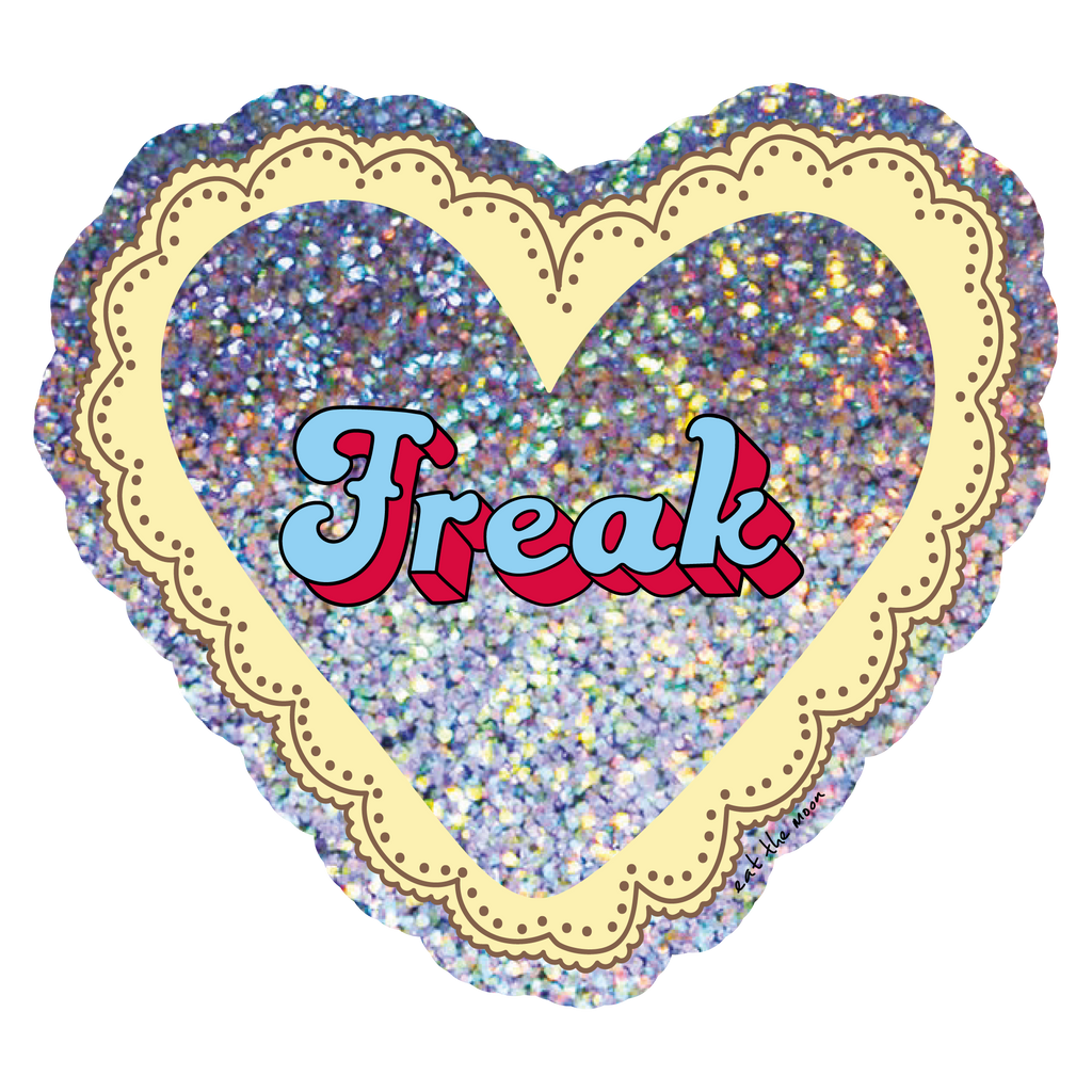 Sticker Freak Glitter sticker
