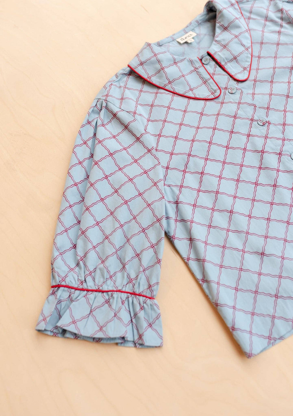 Blue Lattice Pyjamas
