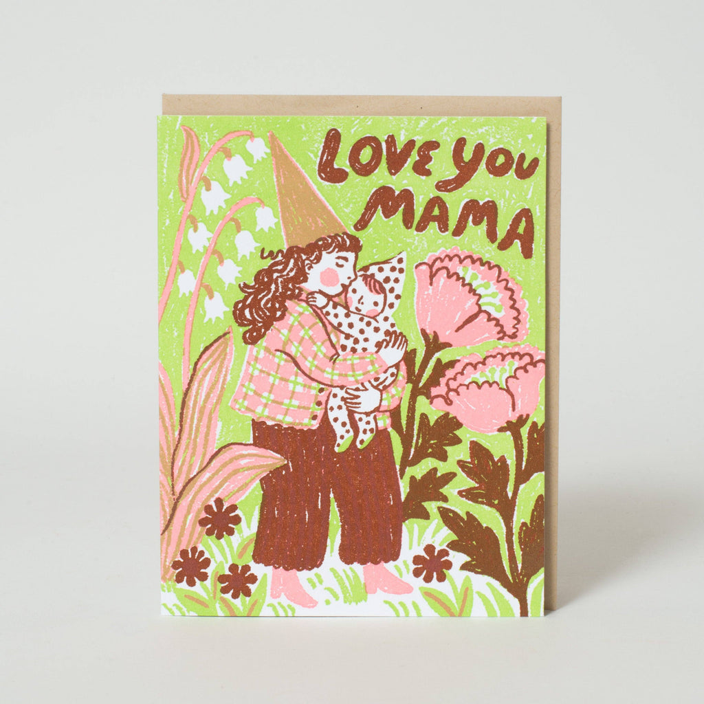 Love You Mama Gnome Card
