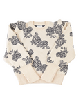 Floral Cream Sweater