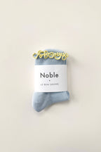 Petite Ruffled Socks BABY BLUE / BUTTER