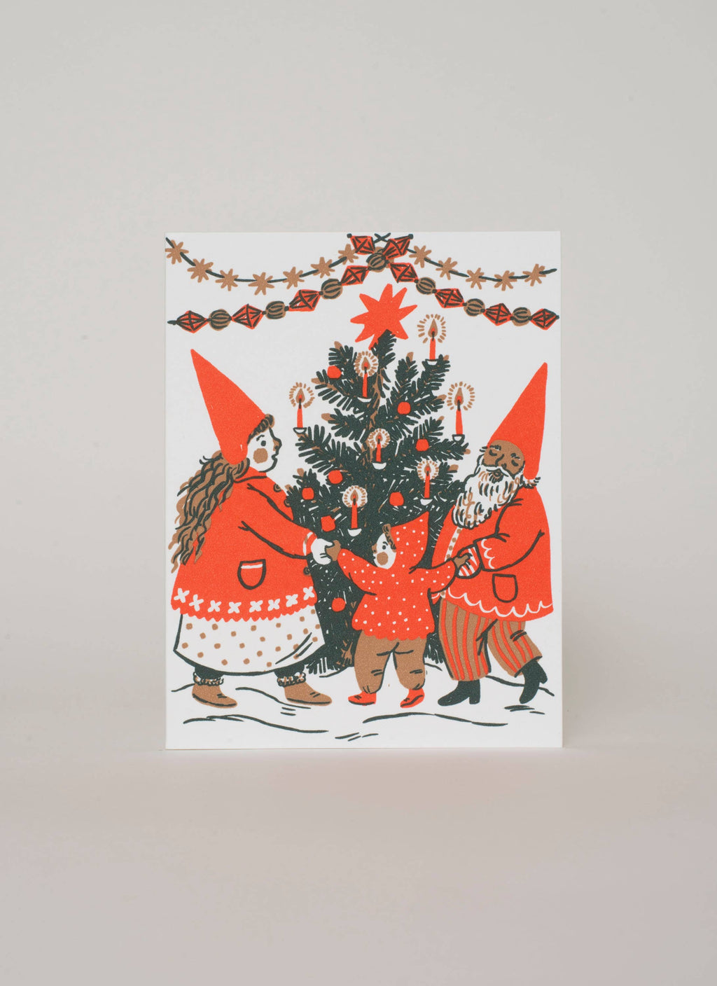 Christmas Gathering Greeting Card