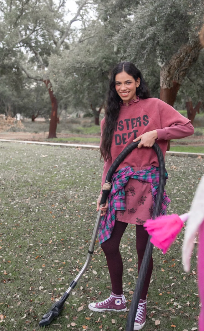 Short Sleeve Sisters Dept Sweatshirt