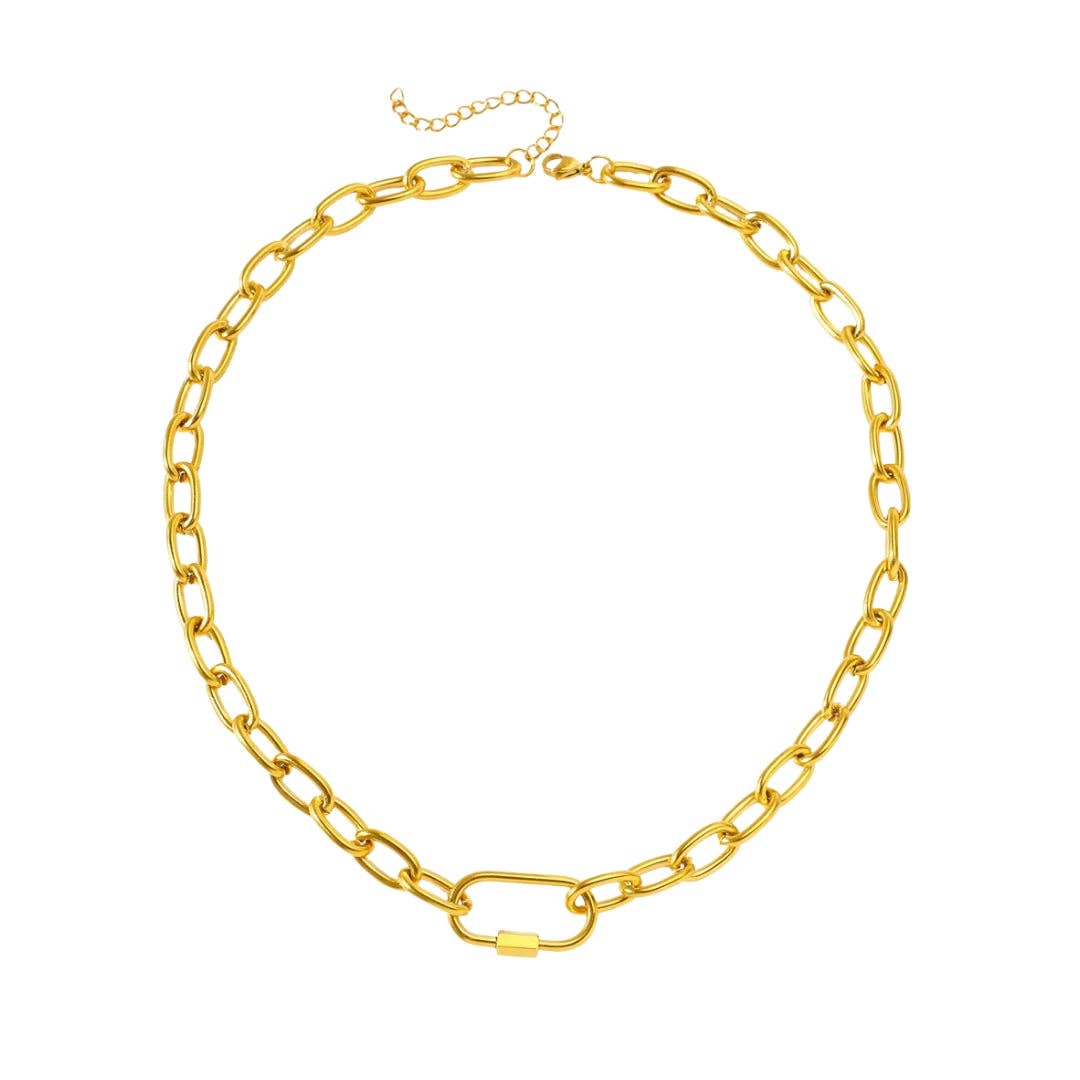 Paper Clip Chain Necklace