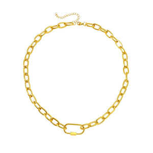 Paper Clip Chain Necklace