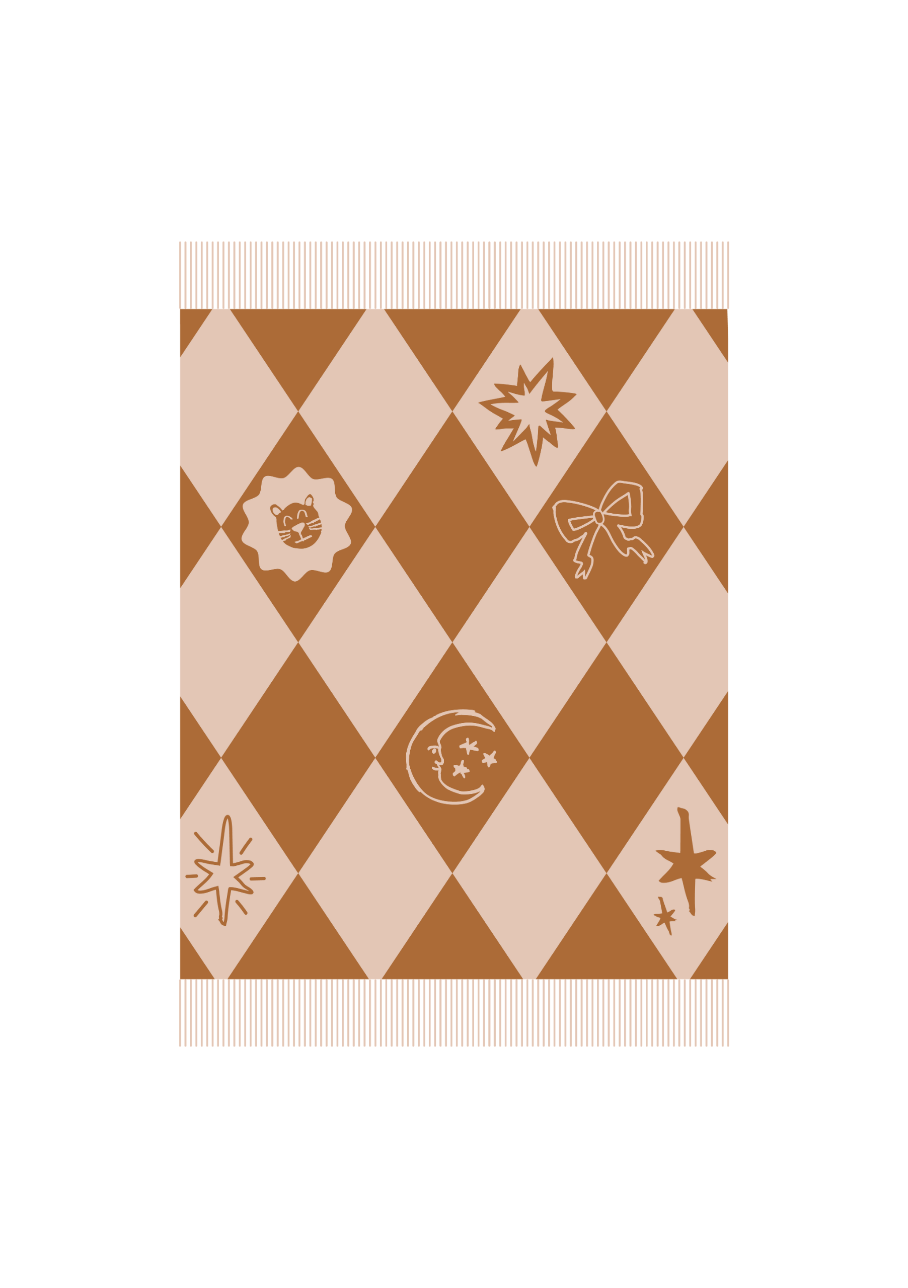 Harlequin Baby Blanket i