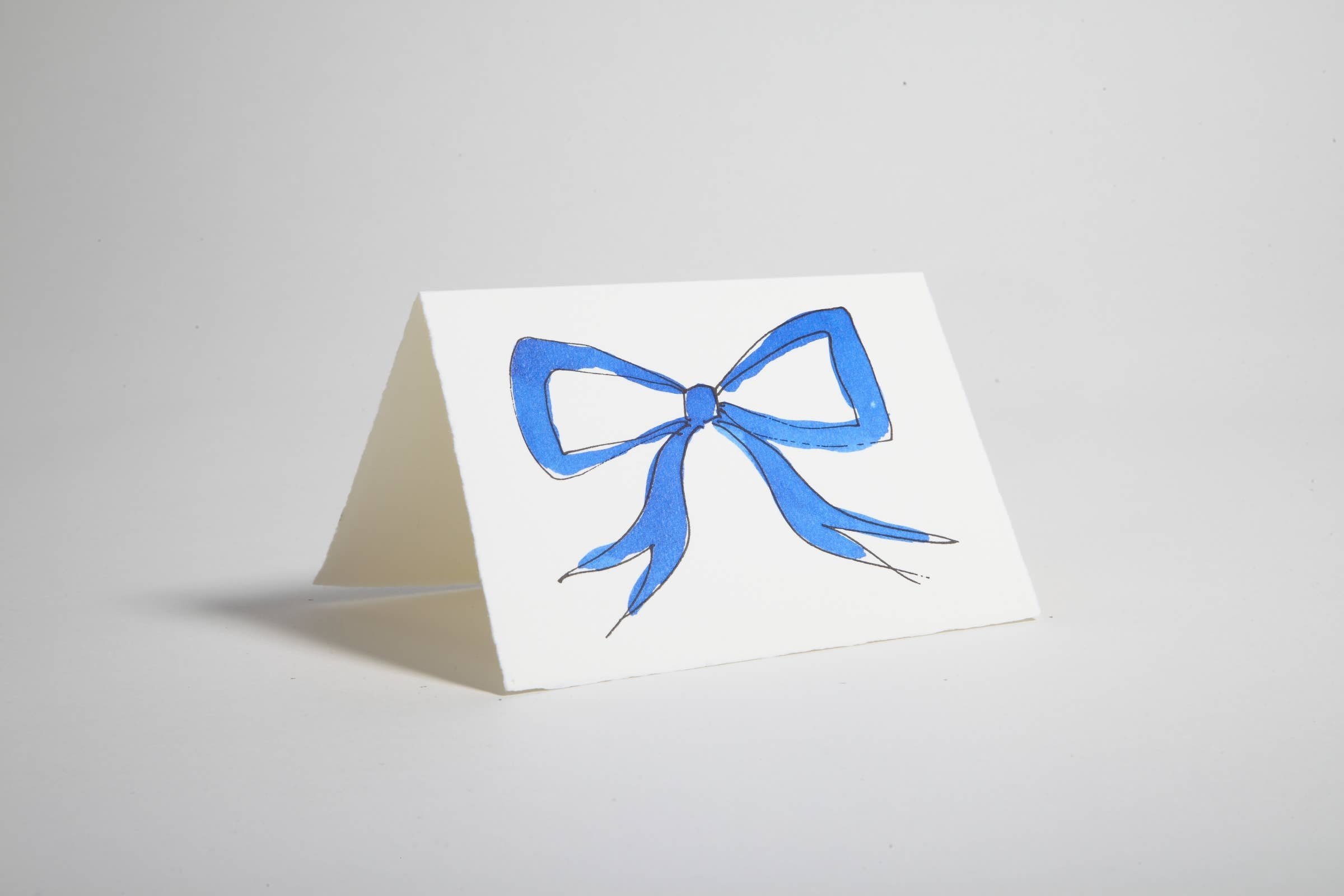 Bow Card: Blue