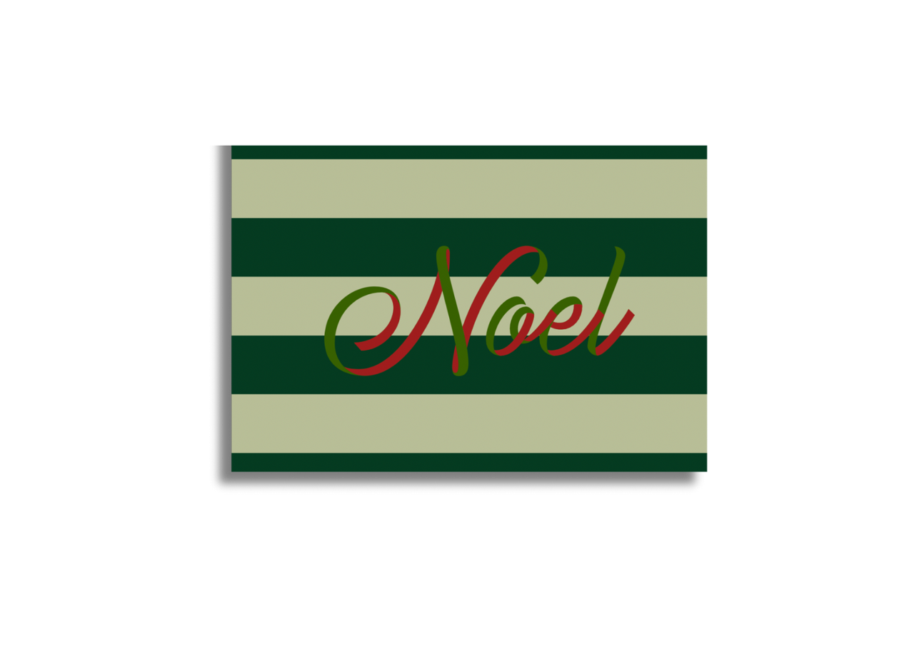 Noel Christmas Card