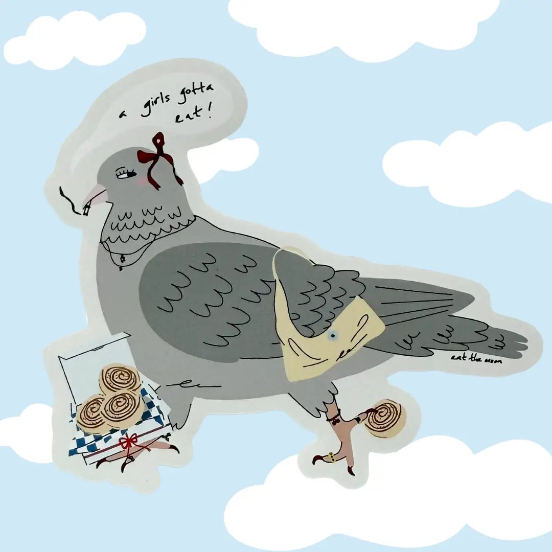 Pigeon Glossy Sticker