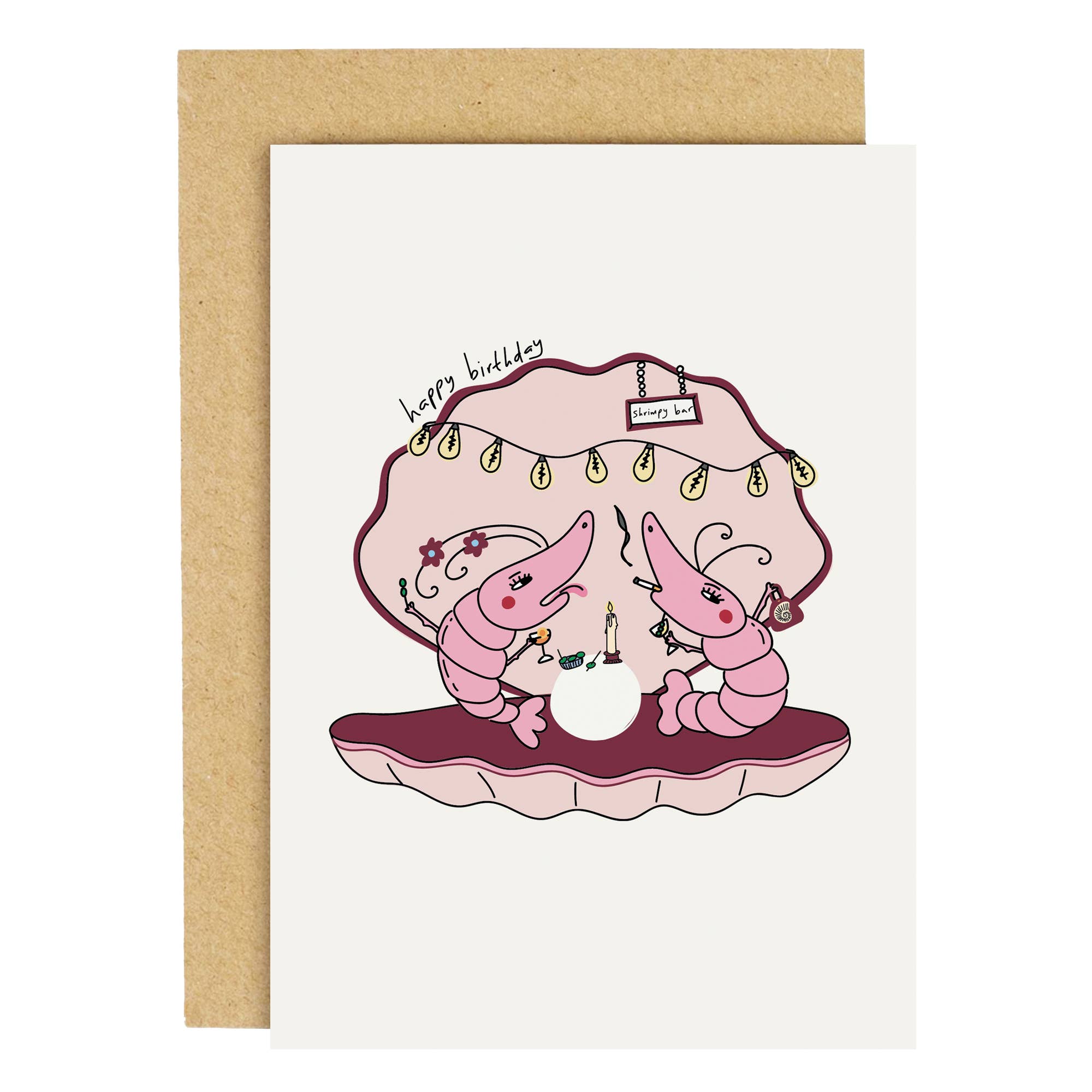 Shrimp Birthday Card