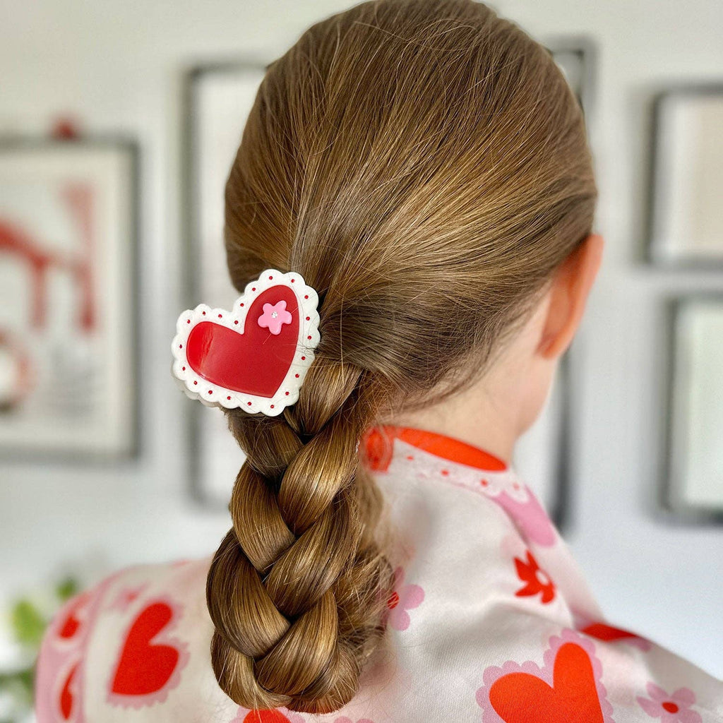Valetine Hearts Hair Claw