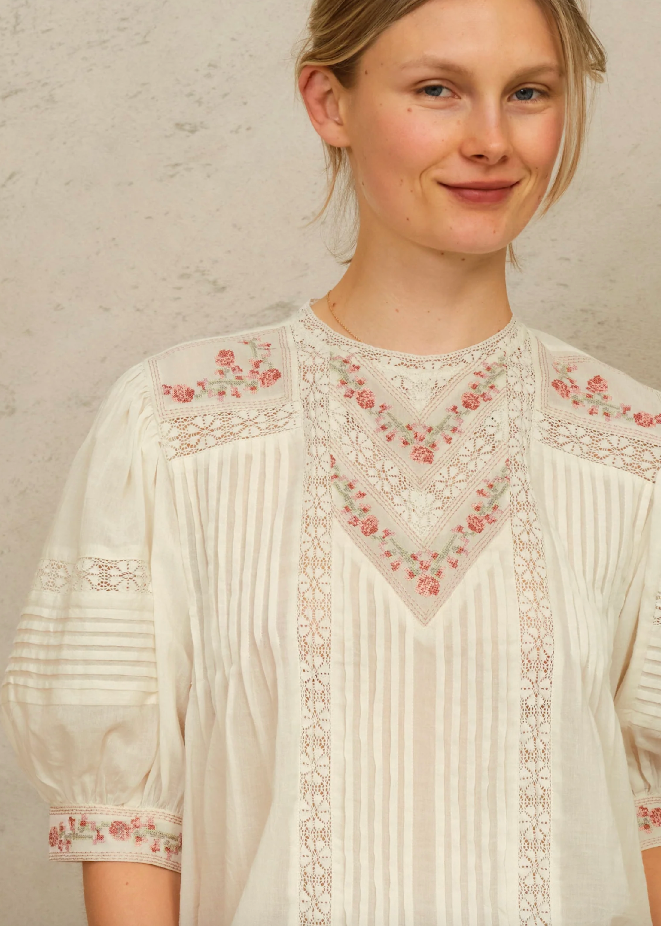 Fleur Embroidered Blouse