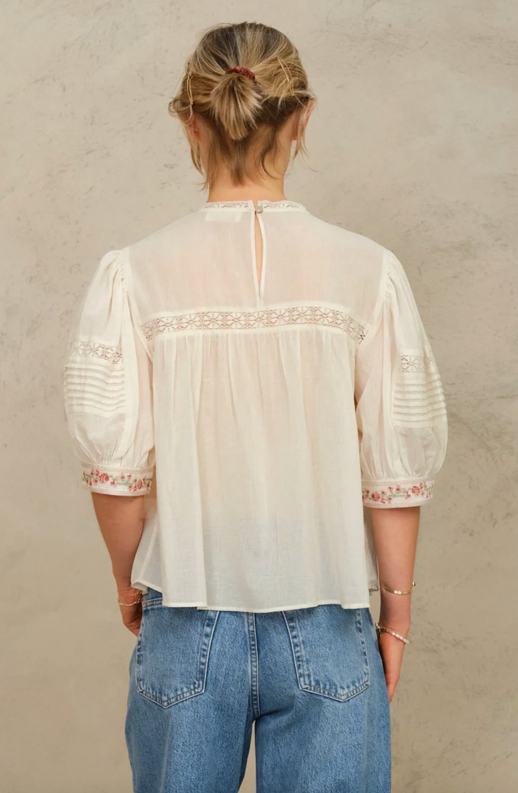 Fleur Embroidered Blouse