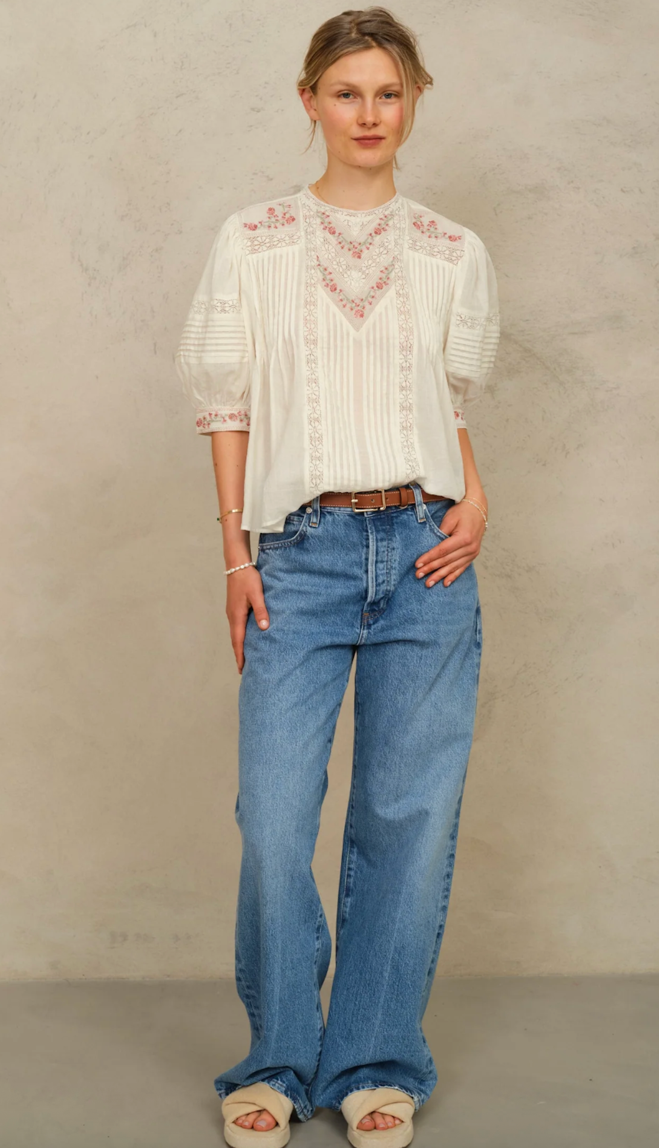 Fleur Embroidered Blouse