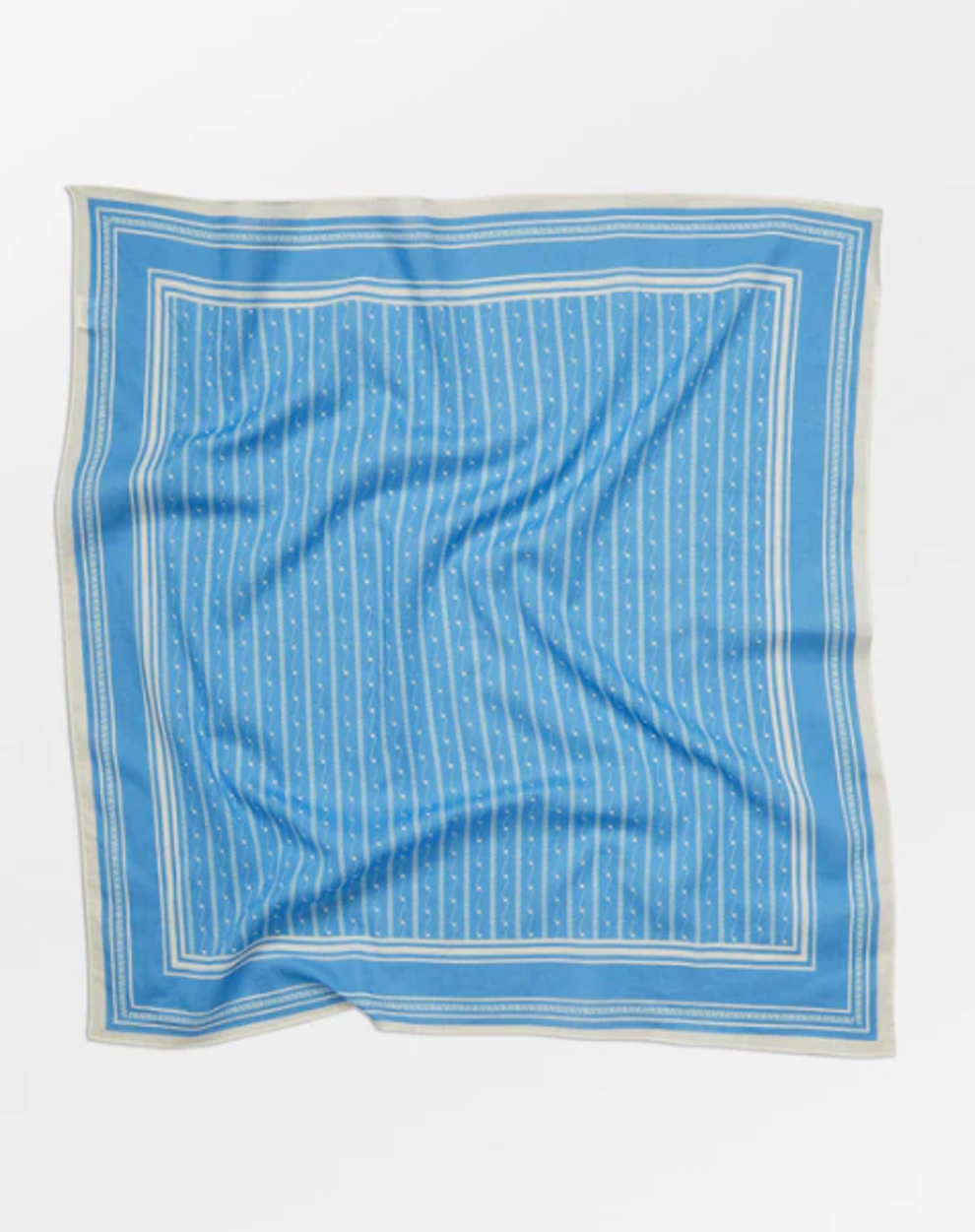 Pale Blue Square Scarf
