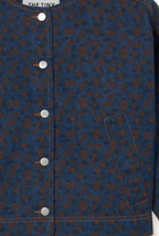 Flowers Cropped Jacket