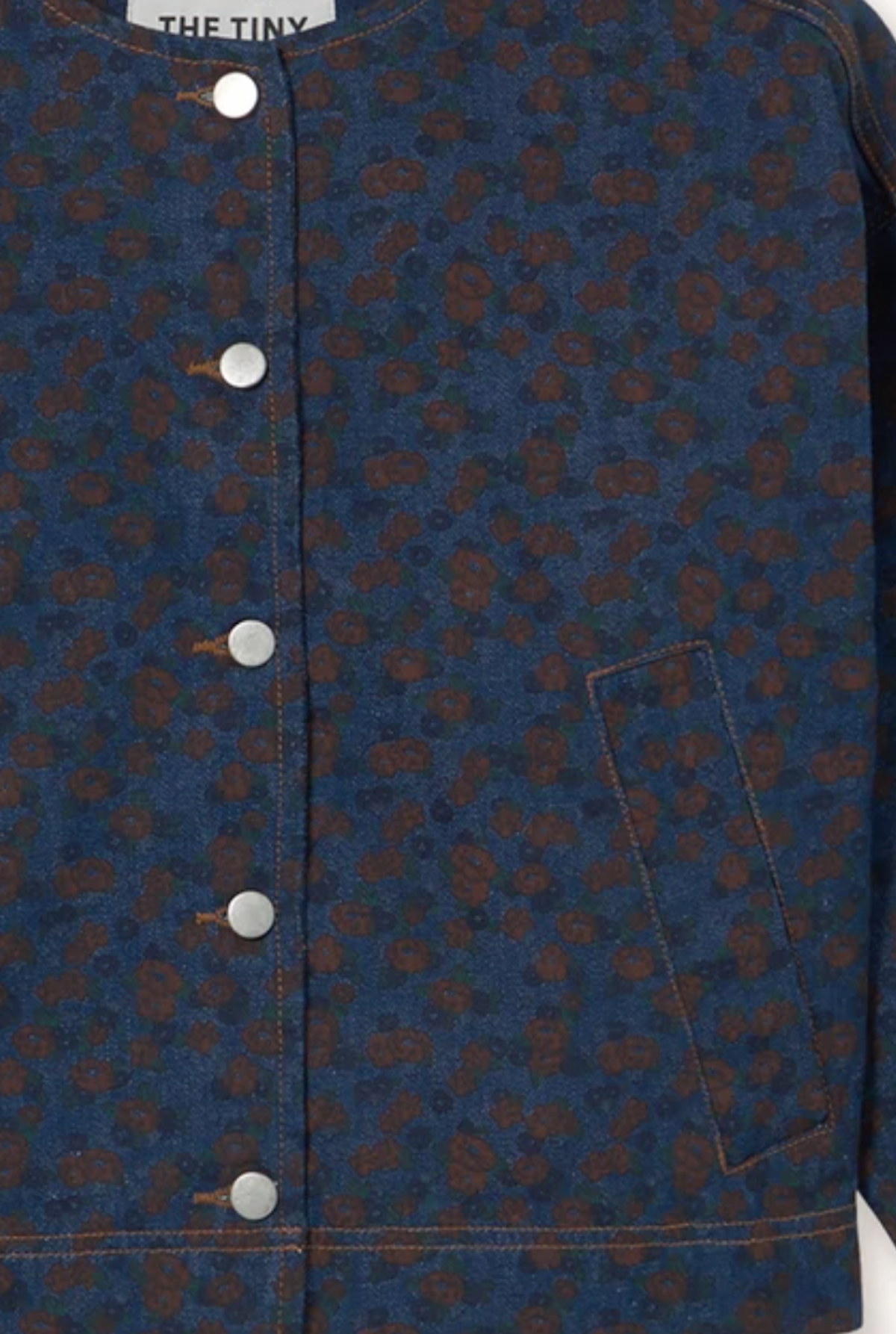 Flowers Cropped Jacket