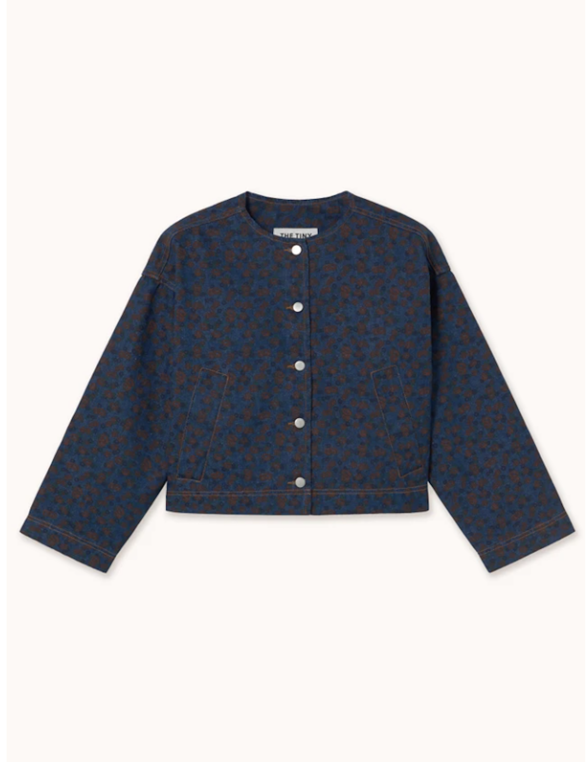 Flowers Cropped Jacket