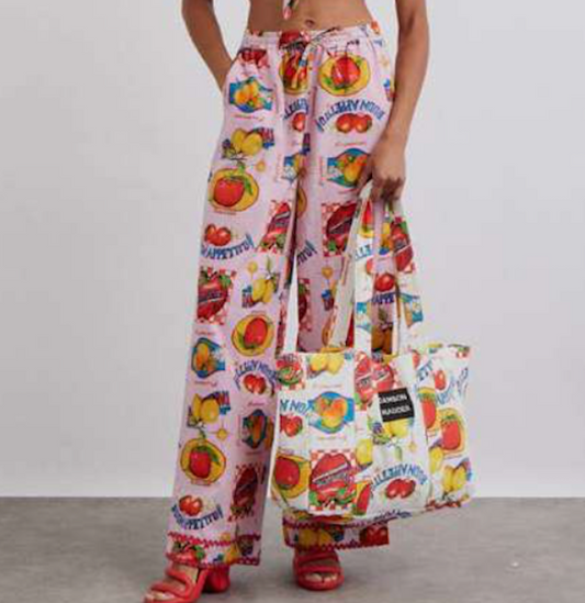 Fruit Print Trousers