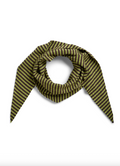 Green Stripe Neck Scarf