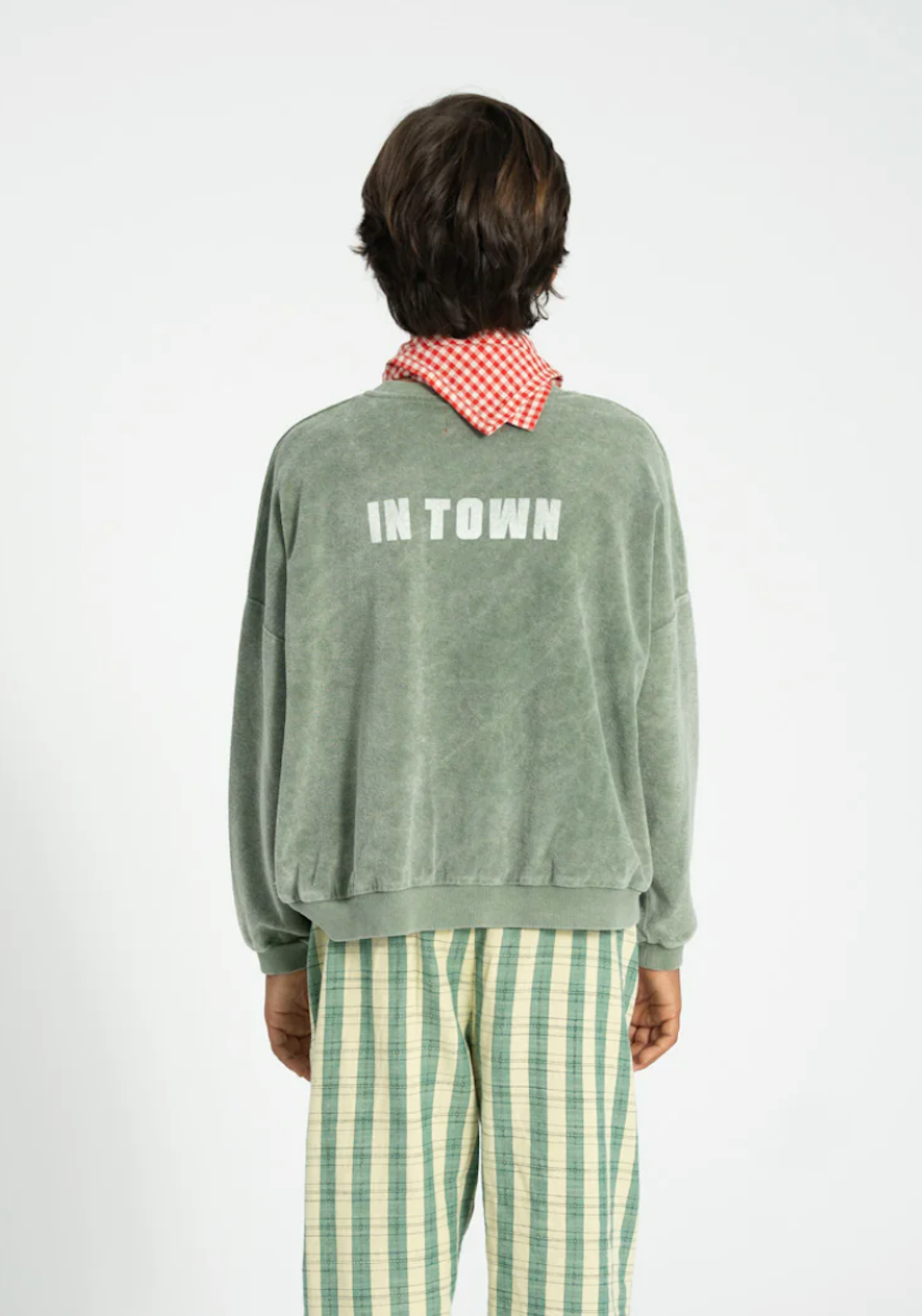 Best Friend Green Terry Sweatshirt