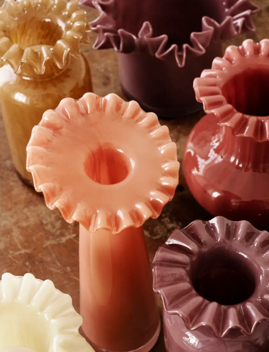 Paprika Tall Glass Vase