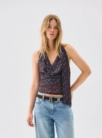 Polkadot Halter Top