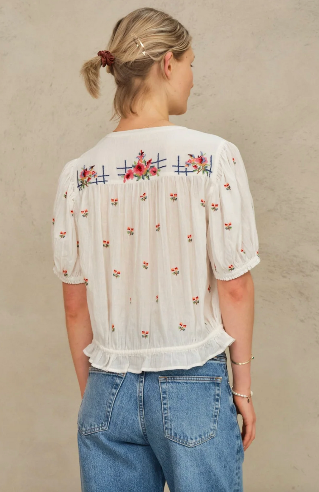 Harlie Embroidered Blouse