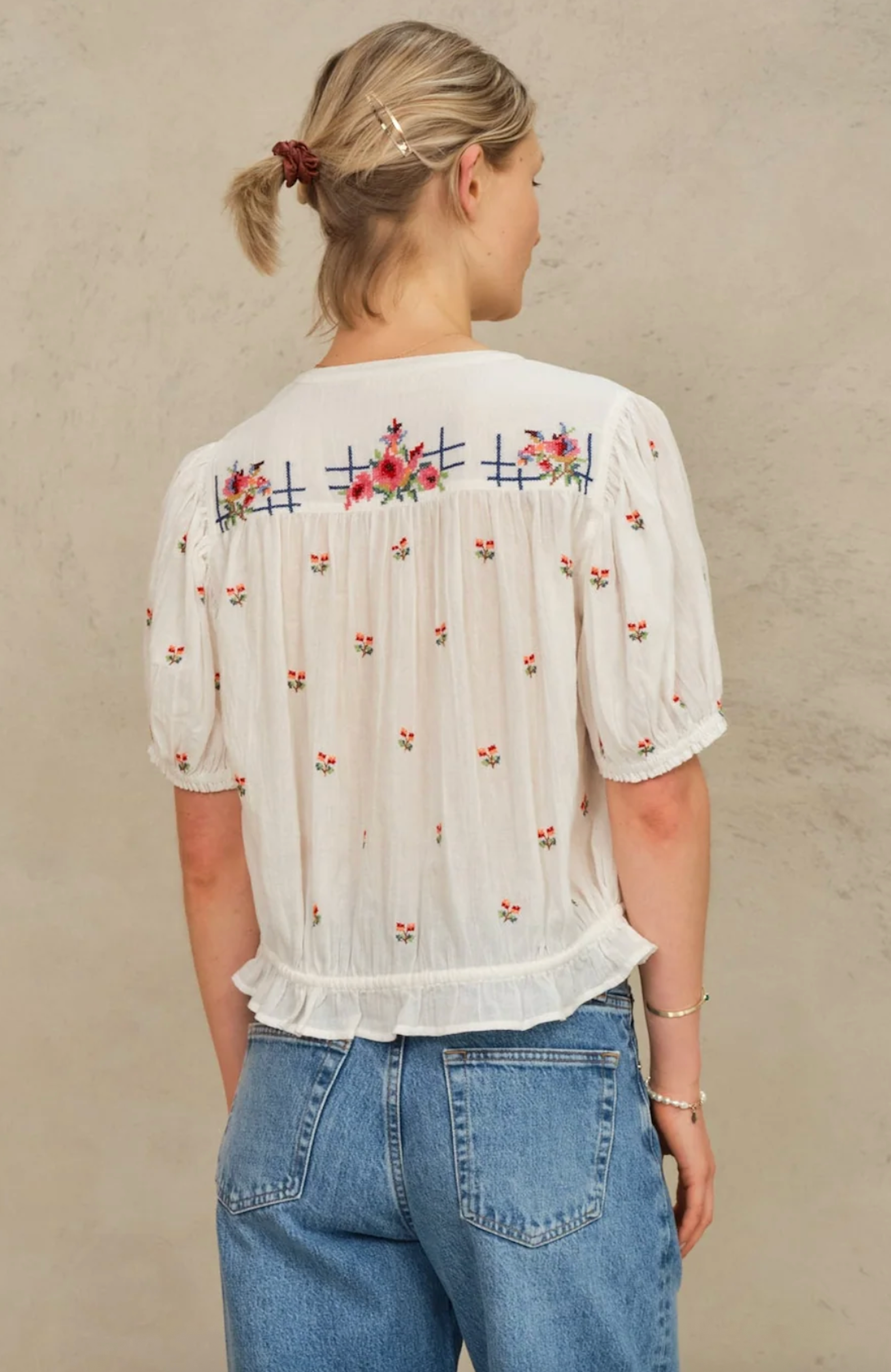 Harlie Embroidered Blouse