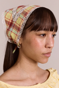 Triangle Headscarf with Lace