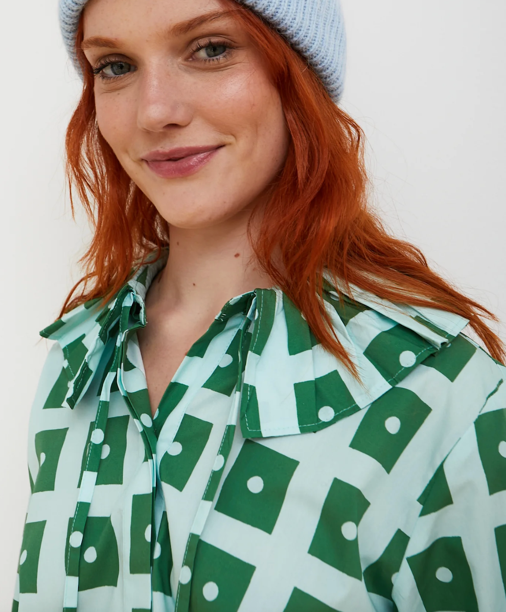 Blue Check Heidi Shirt