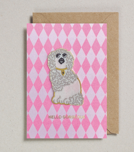 Hello Gorgeous Iron On Patch Card
