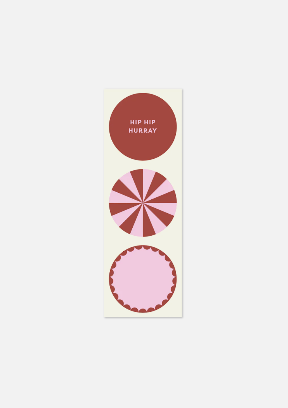 Hip Hip Hooray Stickers