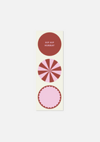 Hip Hip Hooray Stickers