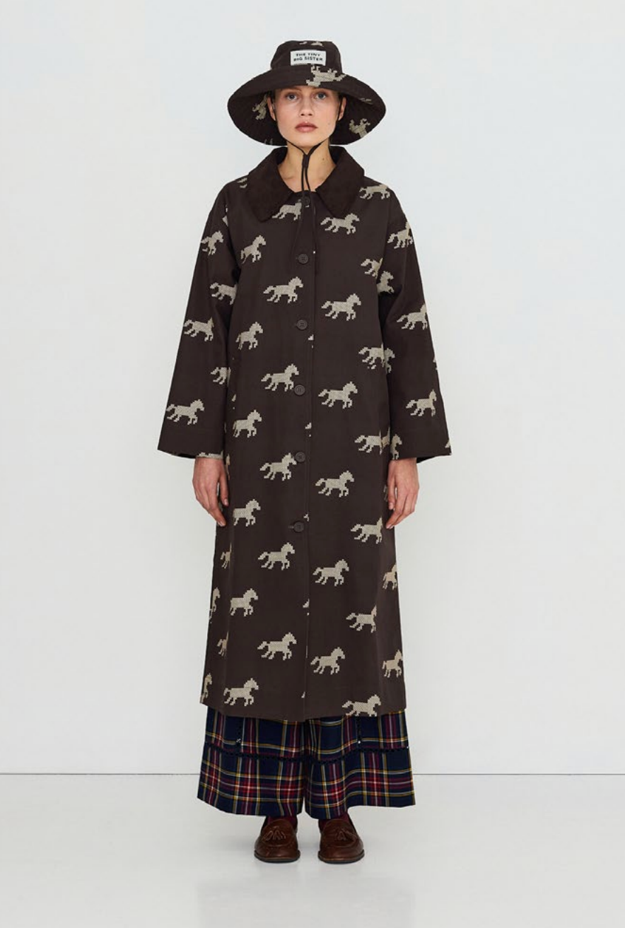 Horses Trench Coat