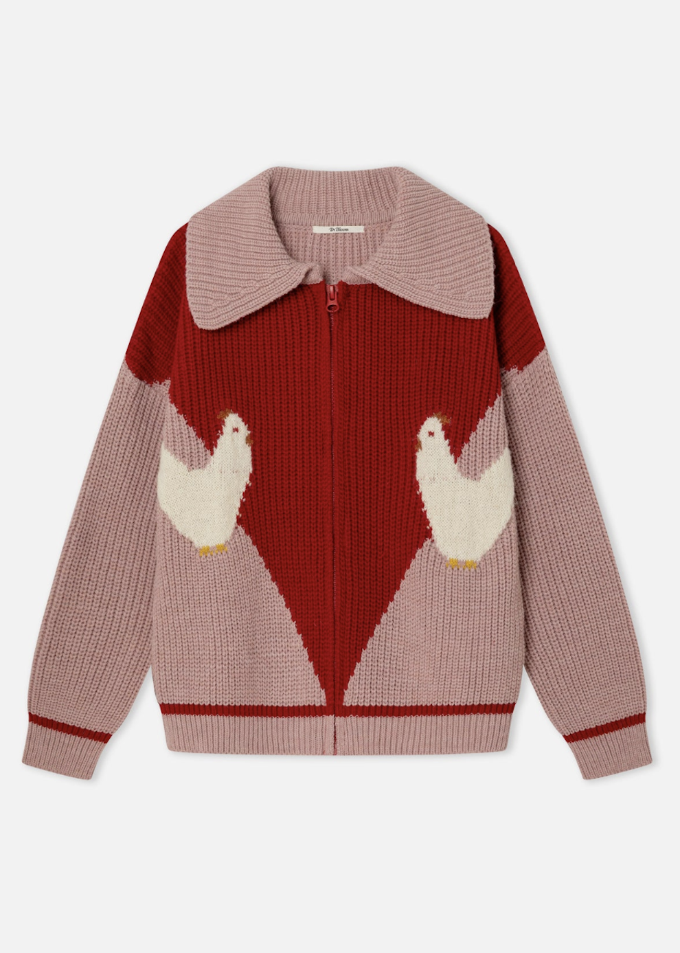 Red Chicken Cardigan