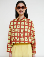 Brown Check Bingo Shirt
