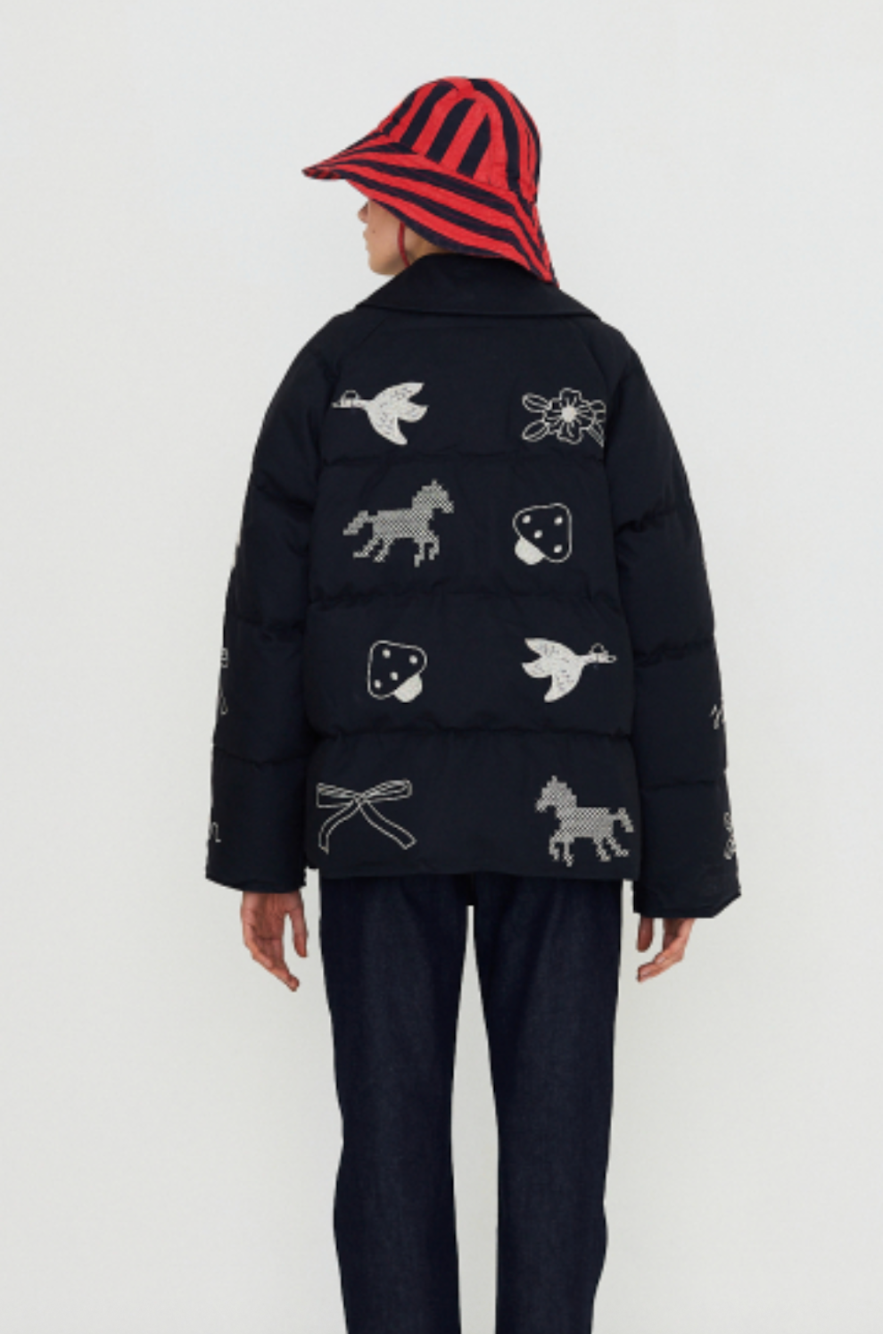 Embroidered Padded Jacket
