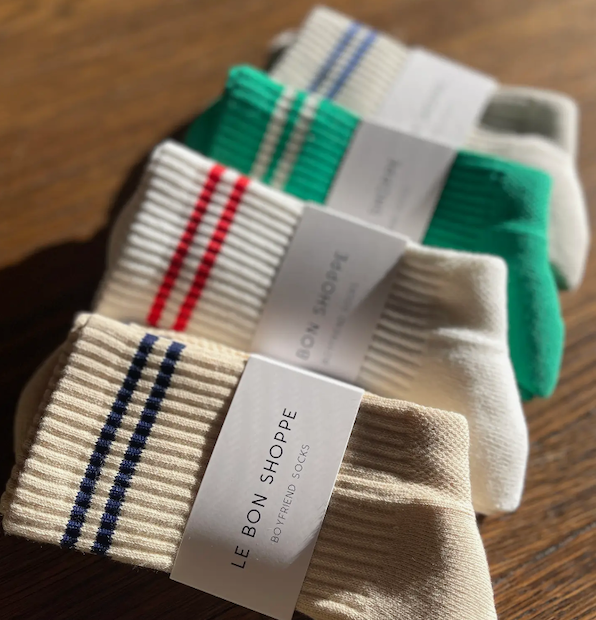 Ivory Girlfriend Socks