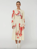 Embroidered Lobster Dress