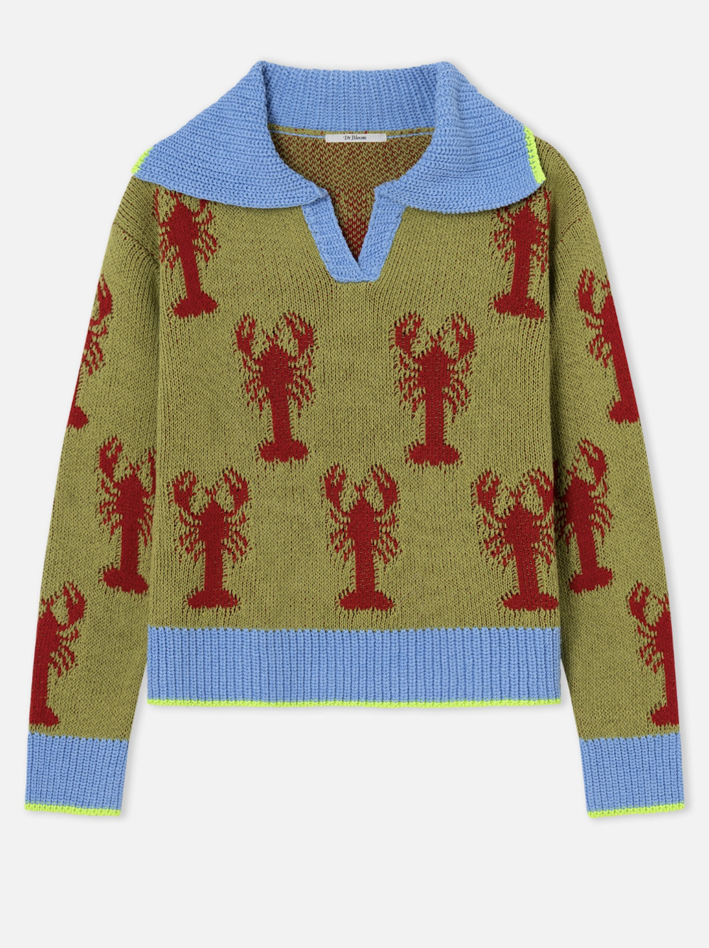 Green Lobster Sweater