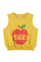 Mustard Apple Sleeveless t shirt
